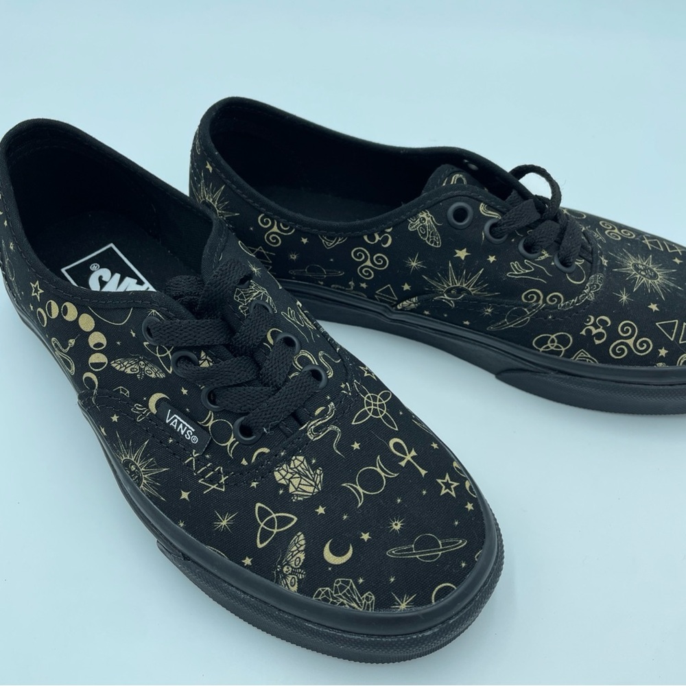 Vans Authentic Witchy Vibes Skate Shoe - Black Women 7  Men 5.5